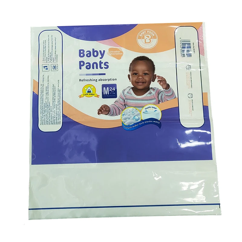 Bedrucken von Babywindel-Verpackungsbeuteln